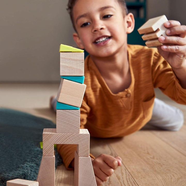 Crooked Towers Wooden Blocks - ’Blocks - Baby Kids Adult’