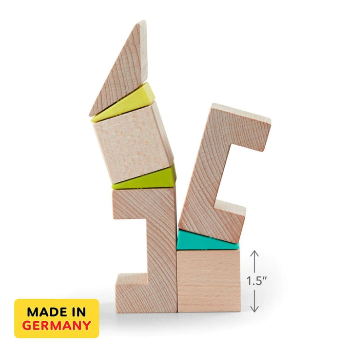 Crooked Towers Wooden Blocks - ’Blocks - Baby Kids Adult’