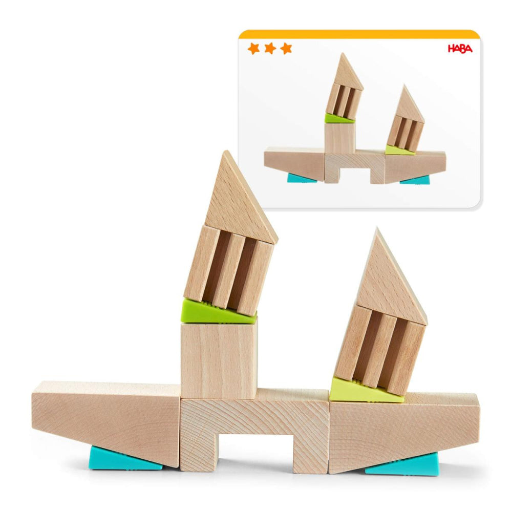 Crooked Towers Wooden Blocks - ’Blocks - Baby Kids Adult’