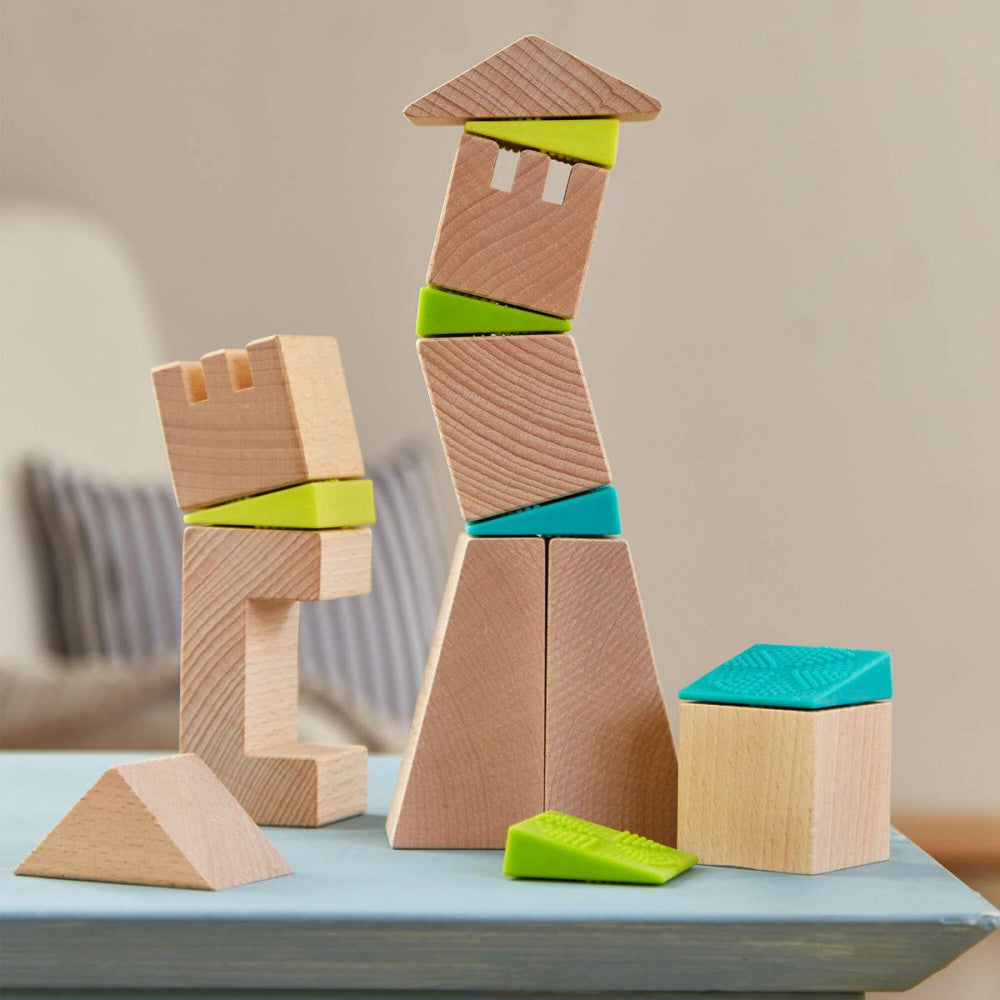 Crooked Towers Wooden Blocks - ’Blocks - Baby Kids Adult’