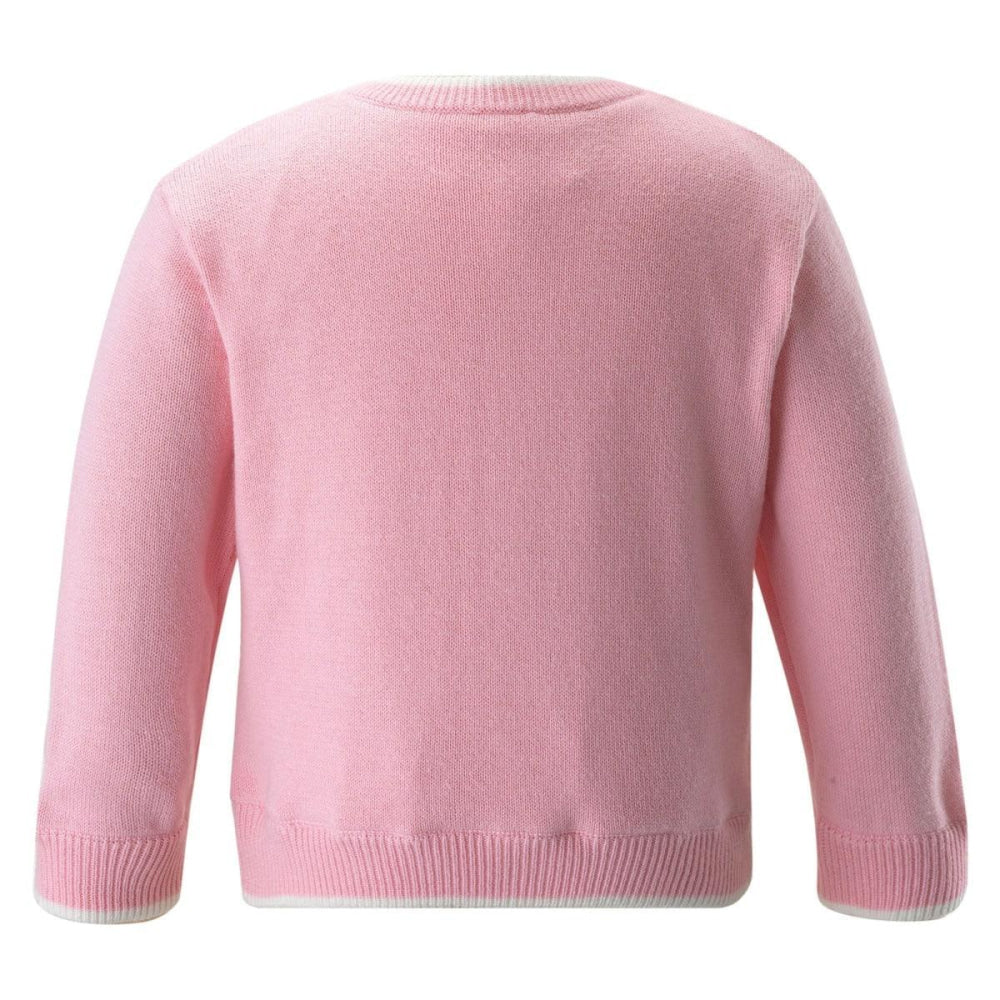 Crown Intarsia Cardigan - 6m - Cardigan