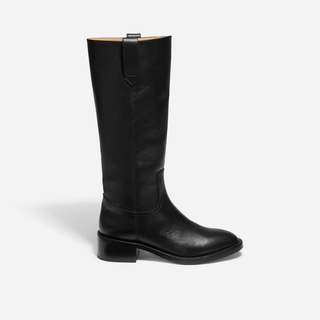 Vera Knee High Boot - Black - FINAL SALE
