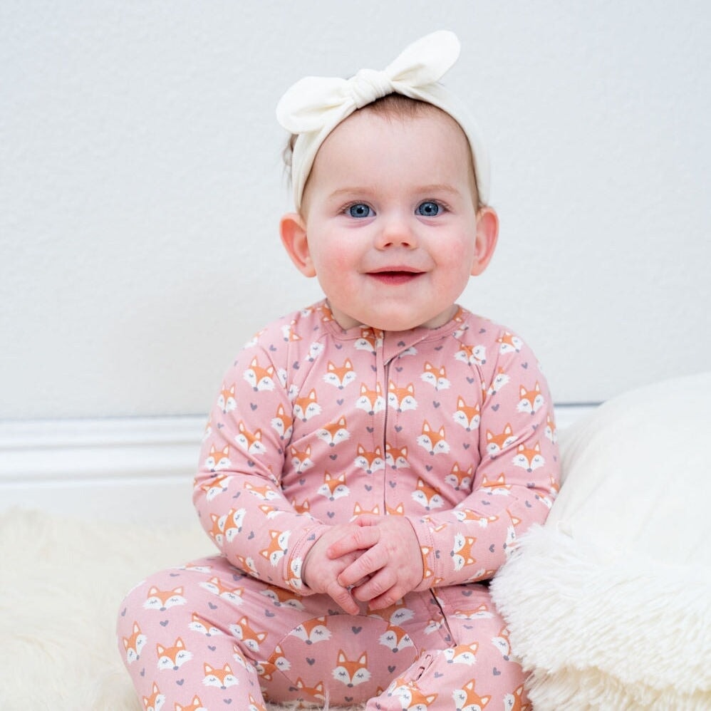 Zipper Footie - Foxy Lady