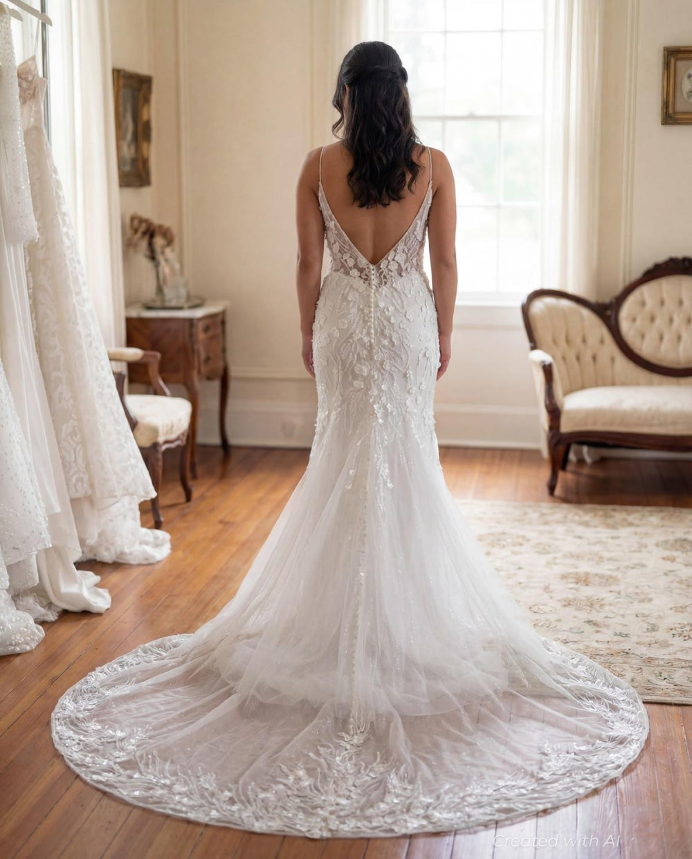 CT324 - Ivory/Skin - FINAL SALE - 14 - Wedding Dress
