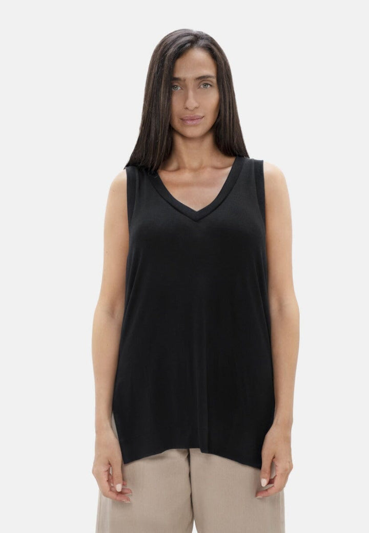 Cusco Tank Top - Black Sand Tops 1 People 