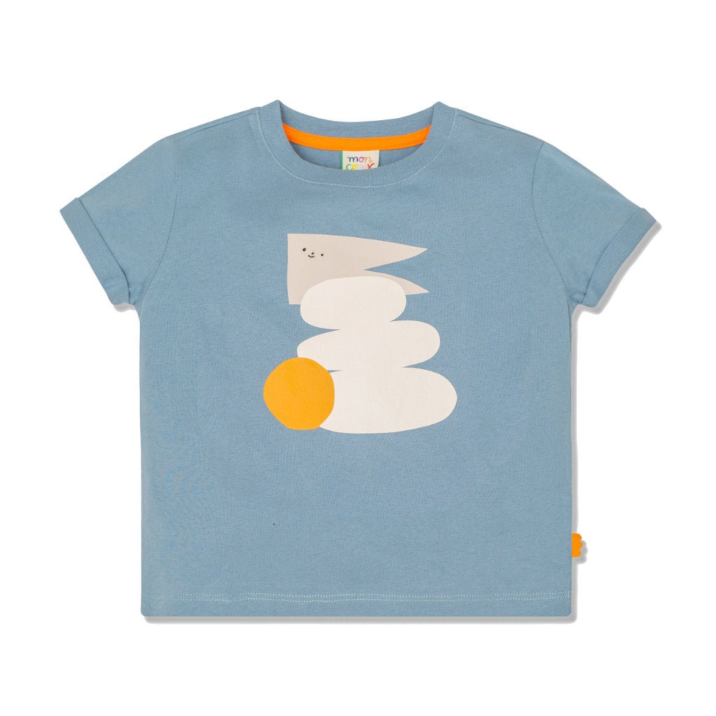 Shapes 2 Kid T-Shirt - Mirage /orange