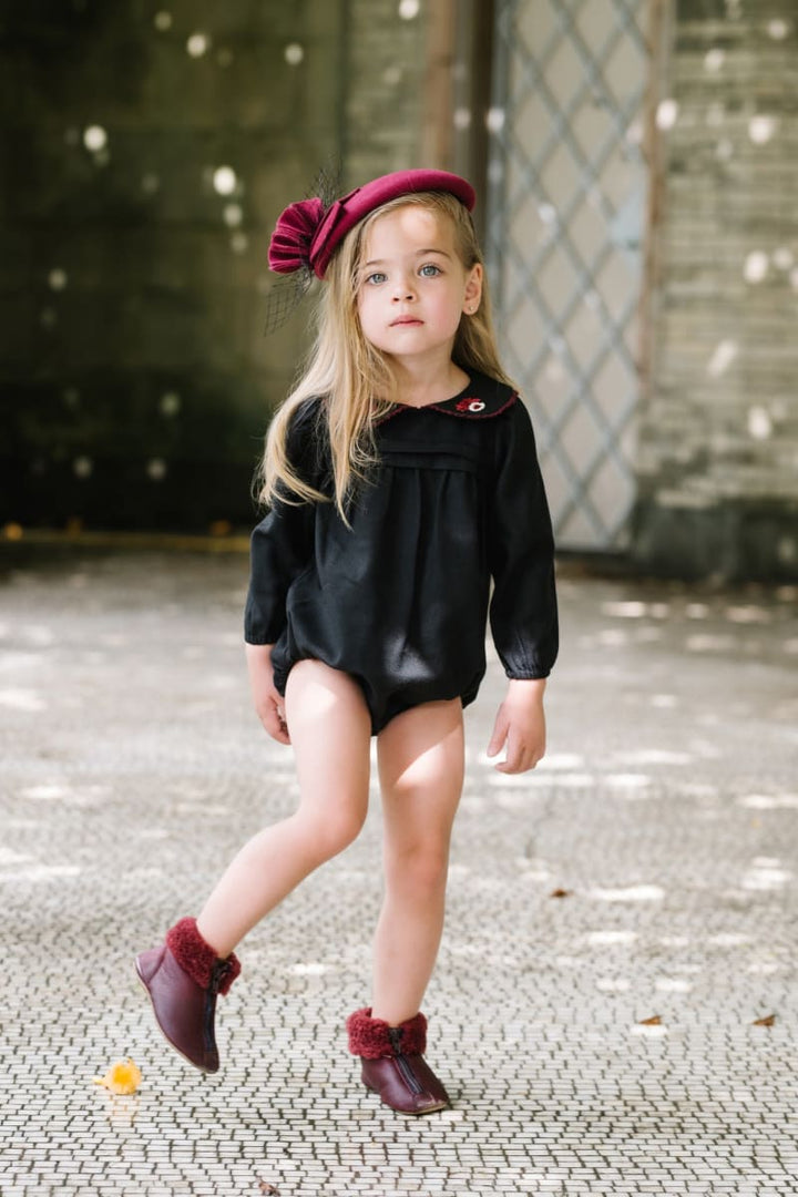 Marcella Romper - Black