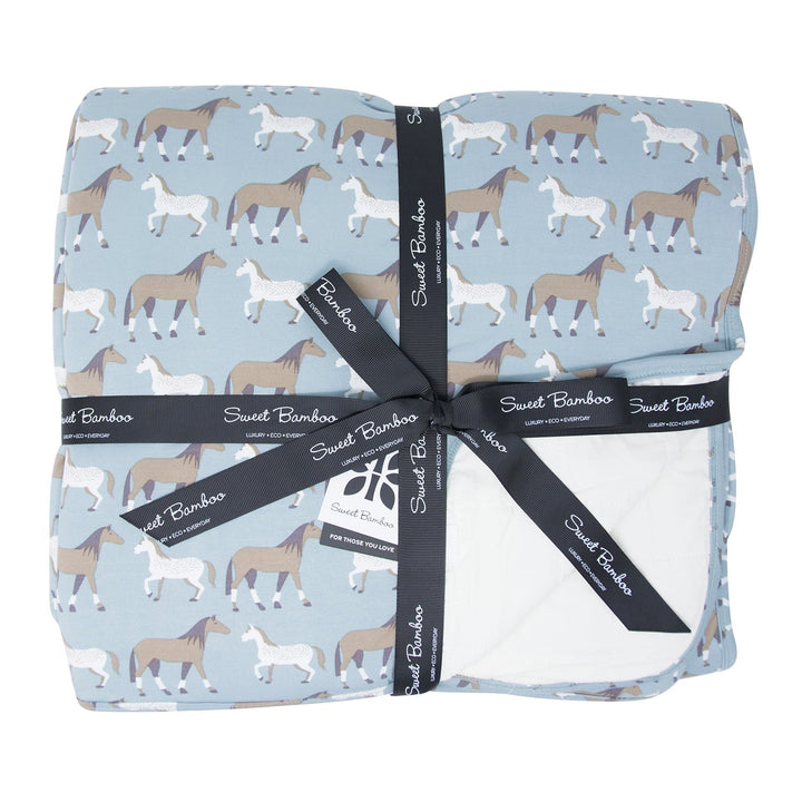 Quilted Blanket - Ponies Please