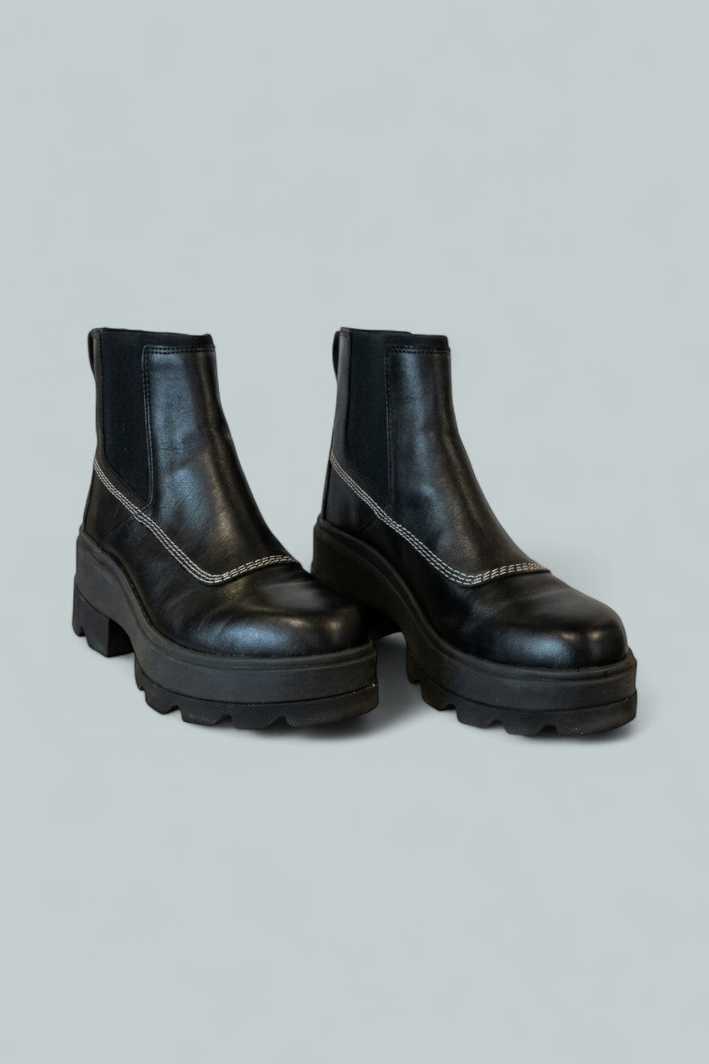 Women's Joan Frwd Platform Chelsea Boots - Black/Bleached Ceramic