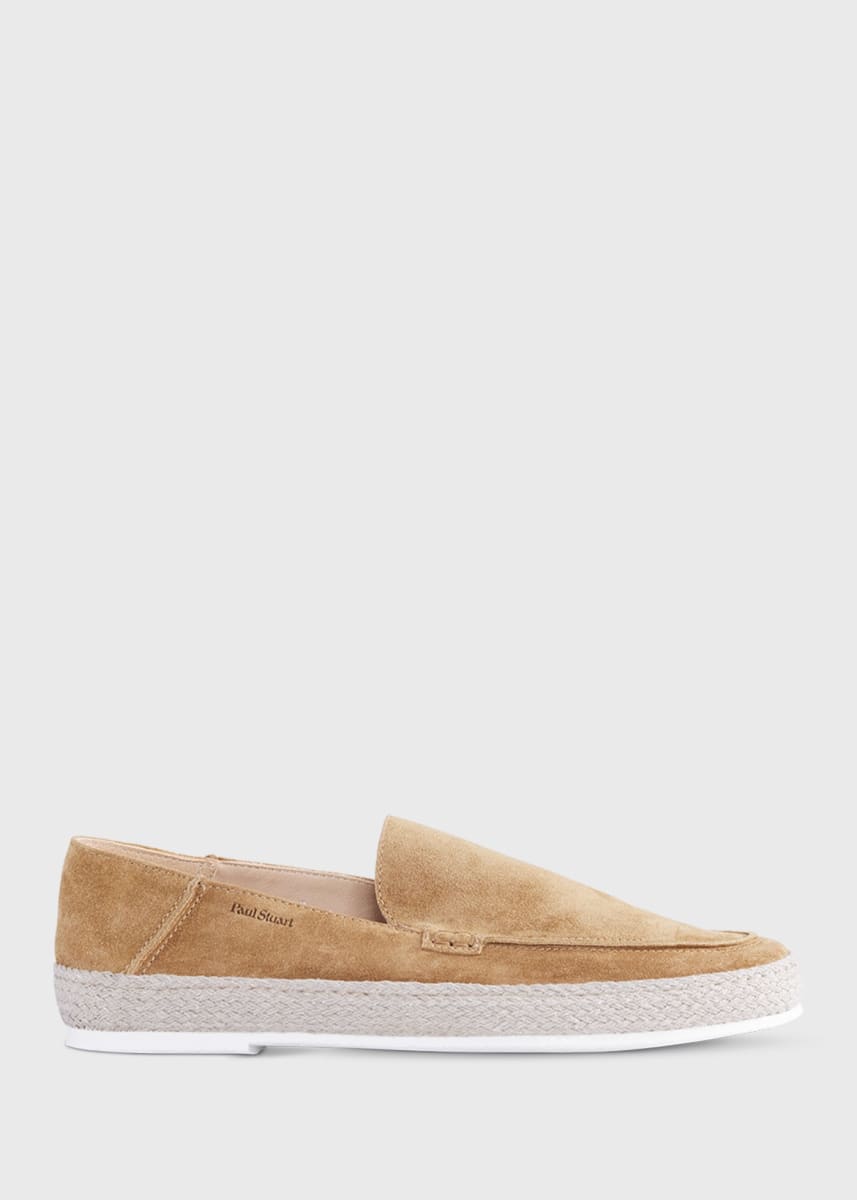 St. Croix Suede Espadrille - Dark Beige