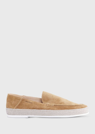 St. Croix Suede Espadrille - Dark Beige