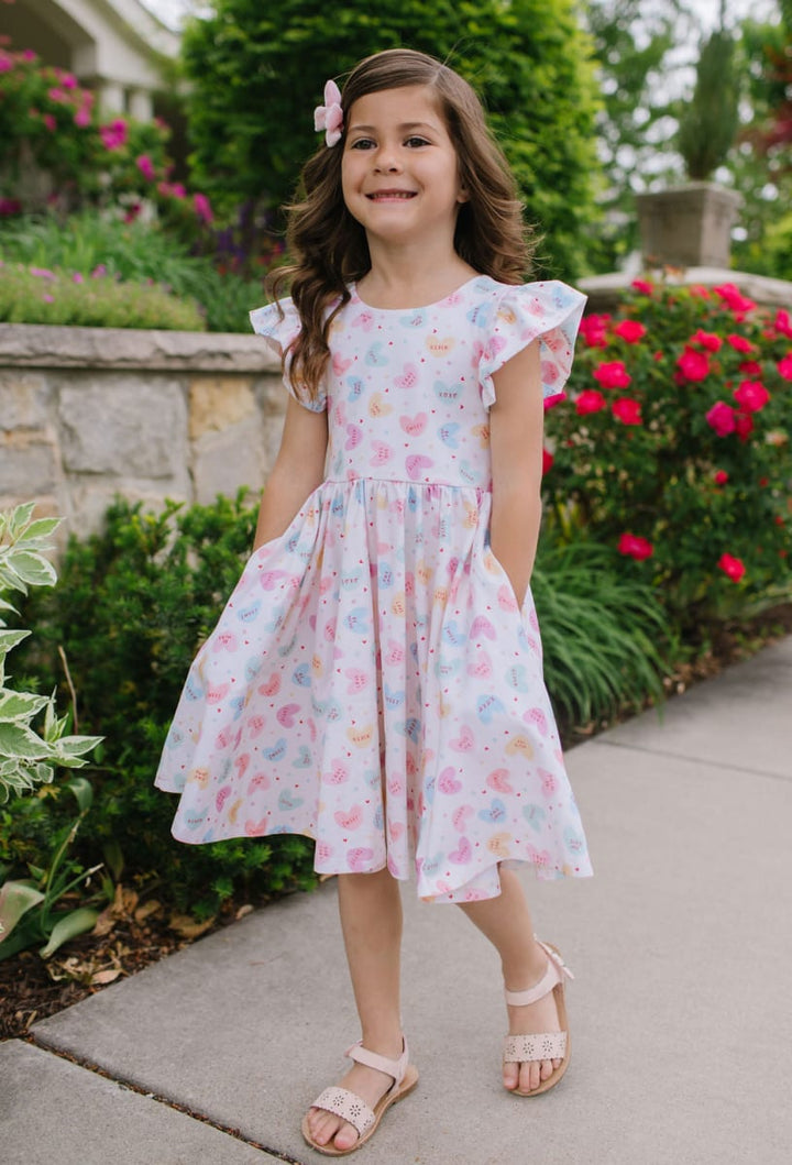 Olivia Dress - Candy Hearts