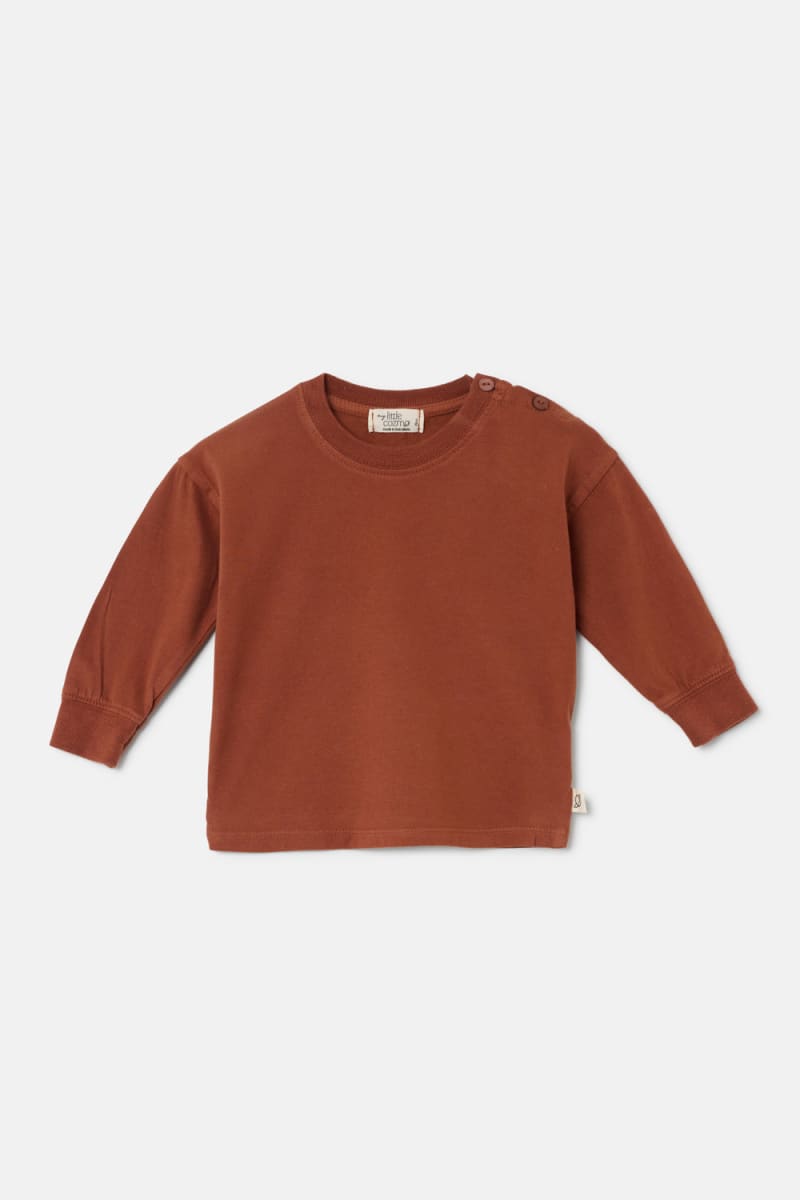 Basic Baby T-Shirt - Brown