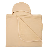 Hooded Baby Bath Towels - Straw