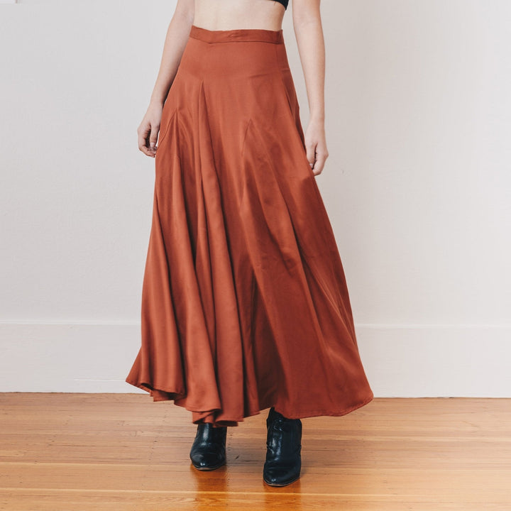 Sage Maxi Skirt - Rust