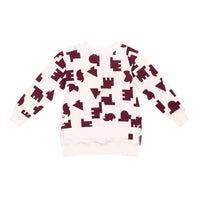 Kids Terry Hi-Low Sweatshirt - Off-White