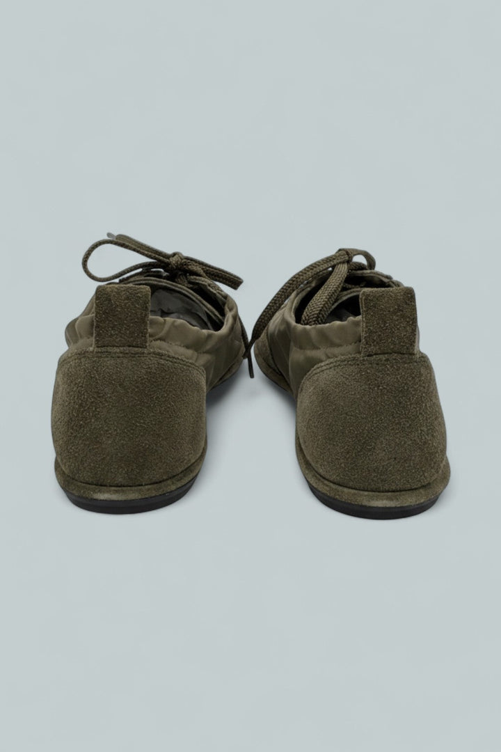Women's Ballet Sneakers - Army/Aneto