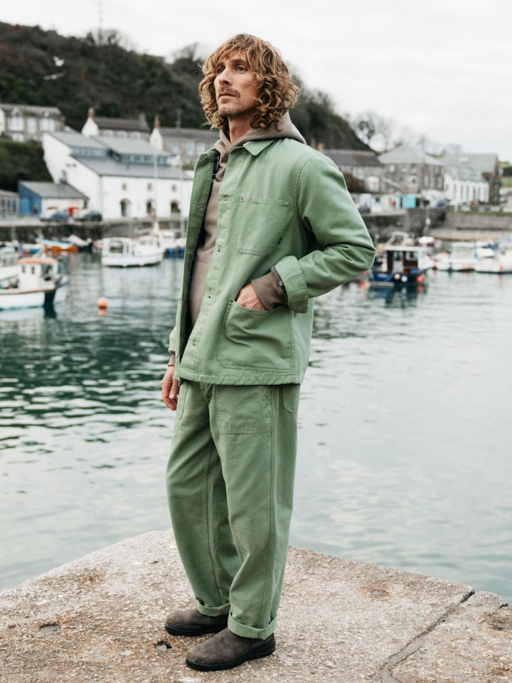 Men's Basset Flannel Lined Jacket - Wild Sage