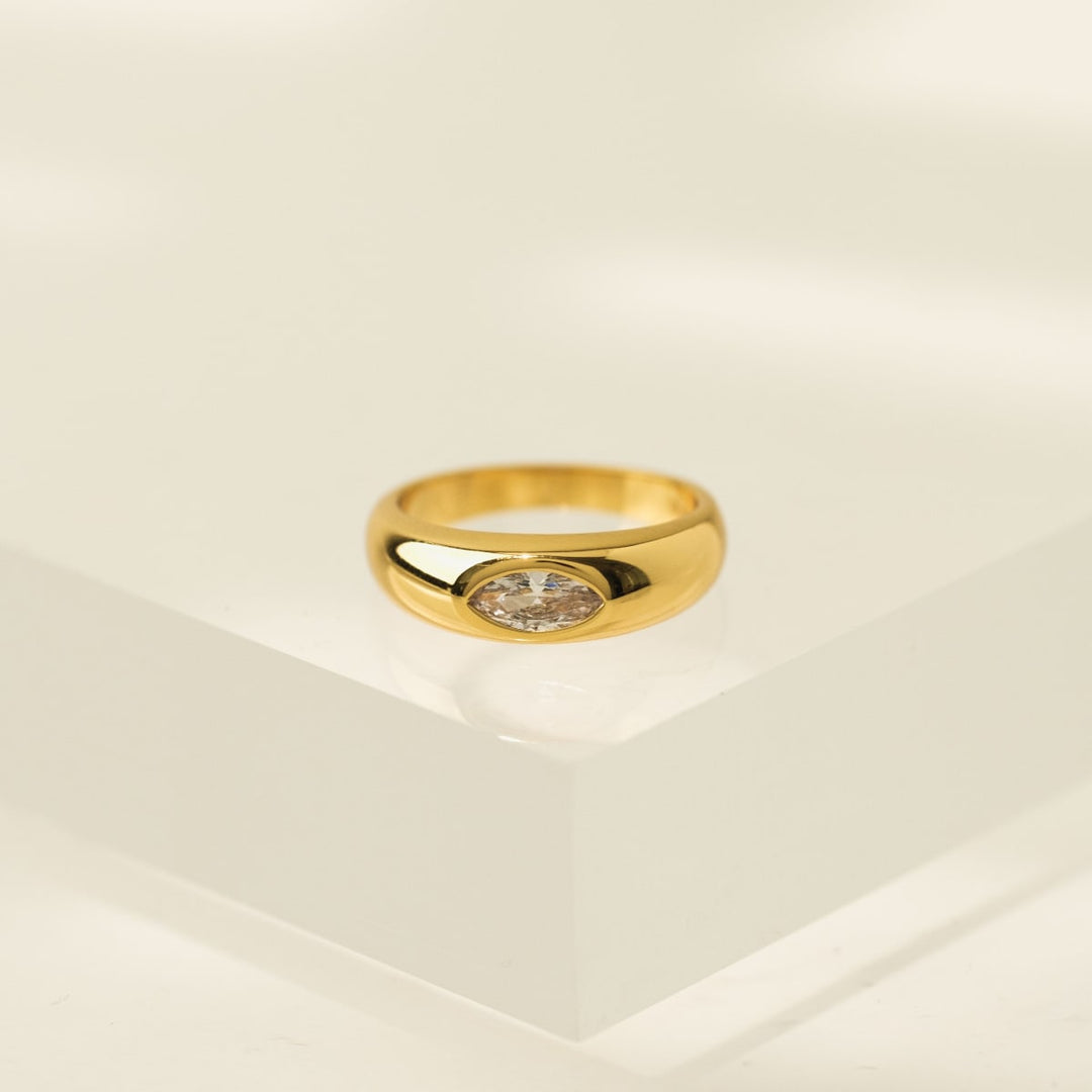 Marquise Dome Ring