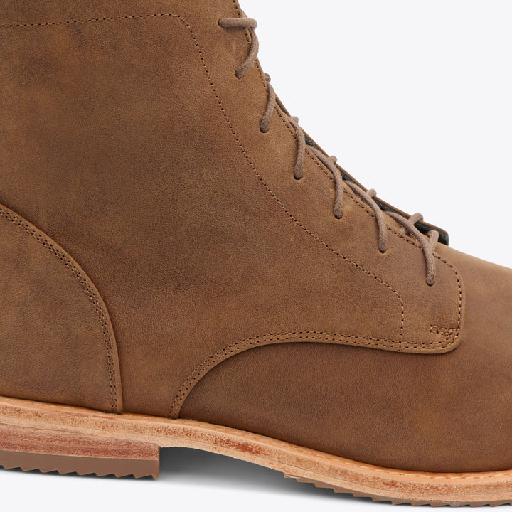 Everyday Lace-Up Boot - Tobacco