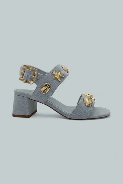 Madison Block Maya Denim Sandals - Maya Denim