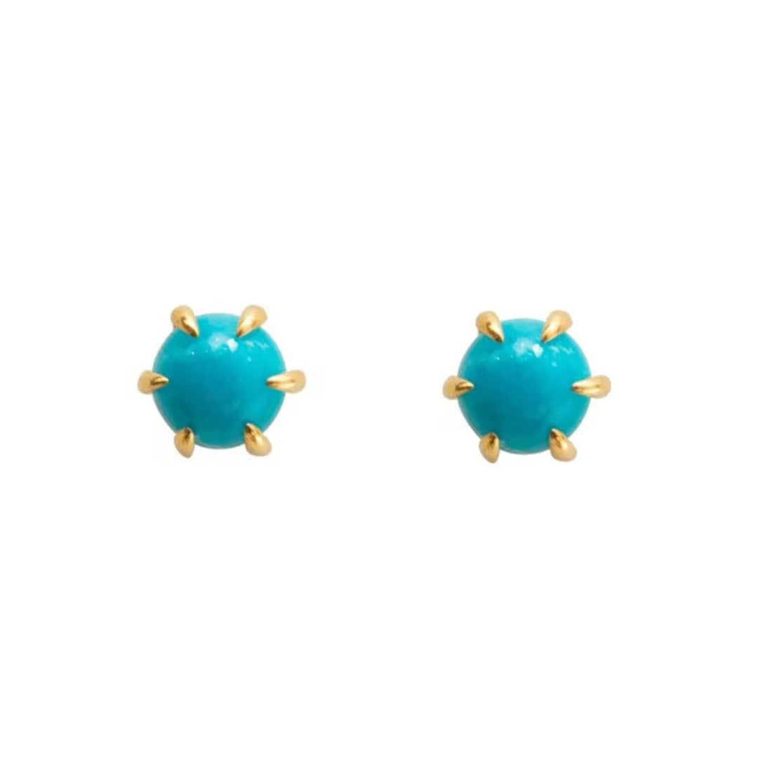 Jolene Turquoise Micro Stud Earrings