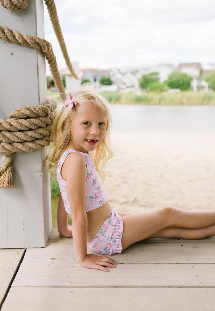 Ellie Swim - Pink Flags