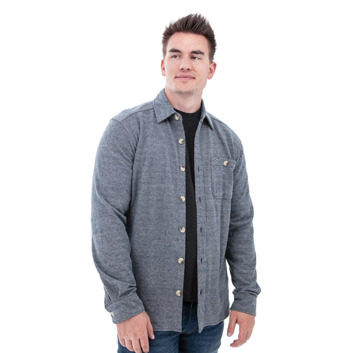 Oliver Fleece Overshirt - Dk Denim