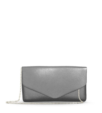 Comodo Envelope Clutch - Gunmetal