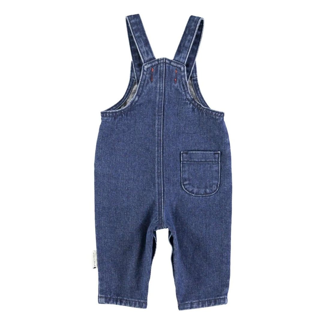 Baby Dungarees - Washed Navy Denim