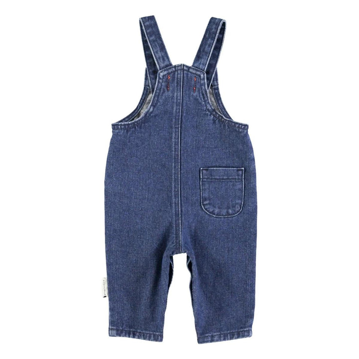 Baby Dungarees - Washed Navy Denim