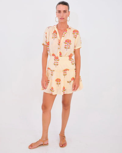 Jona Shirt - Peach Floral