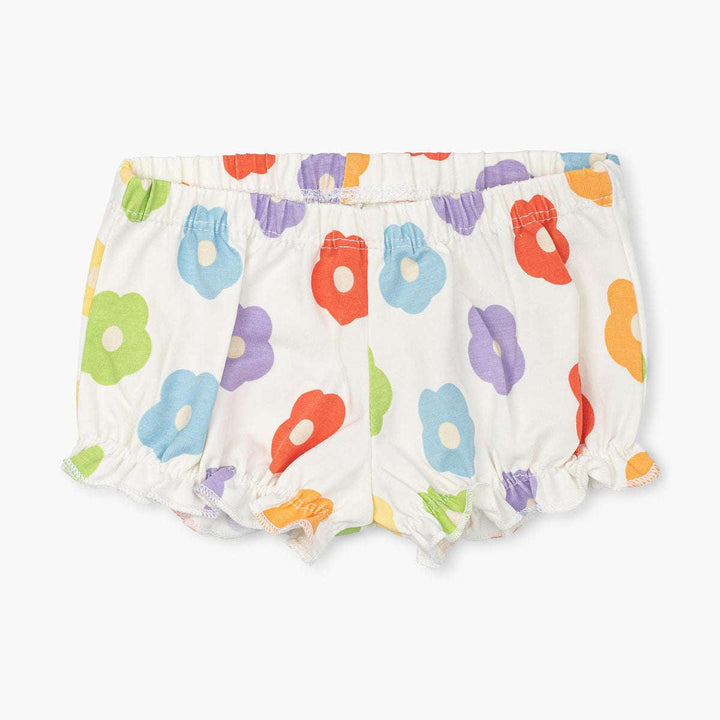 Ruffle Bloomers - Rainbow Poppies