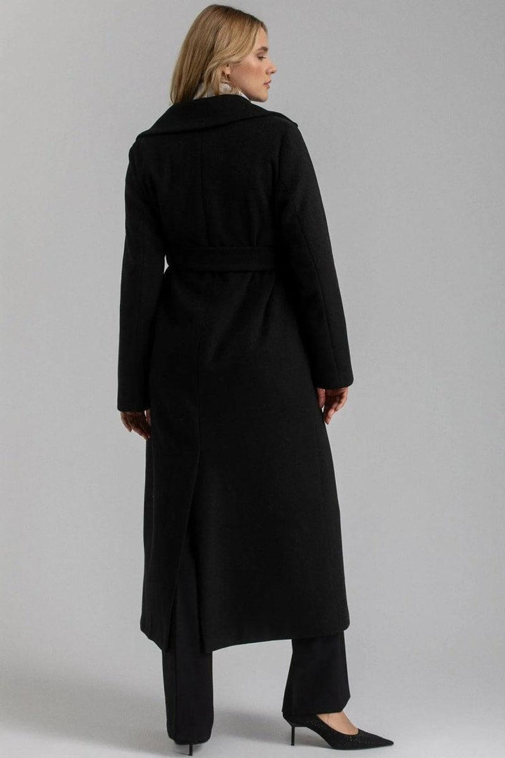 FLAMINIA Maternity Coat - Black