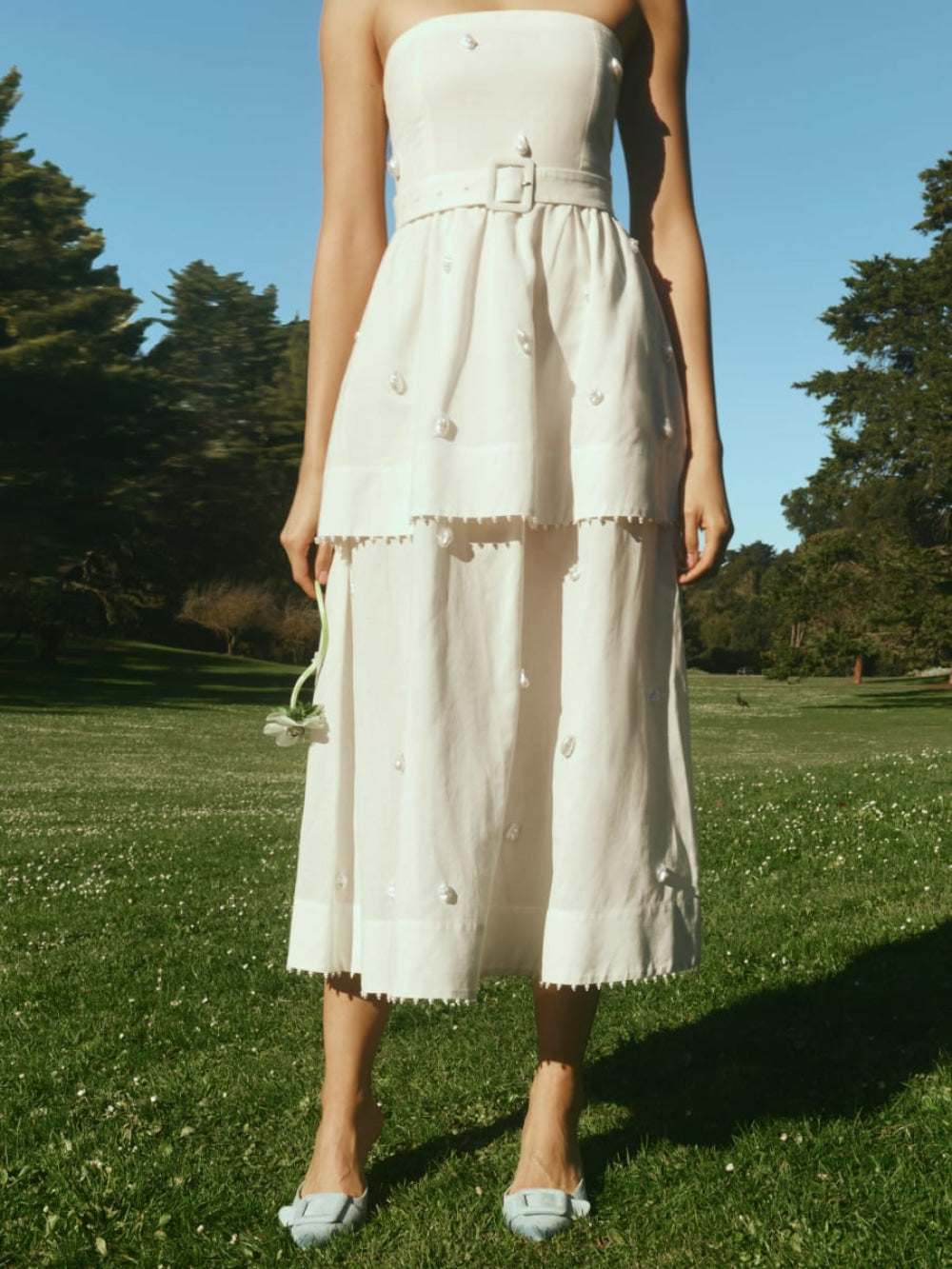 Daisy Dress - Pearly White - FINAL SALE - Dresses