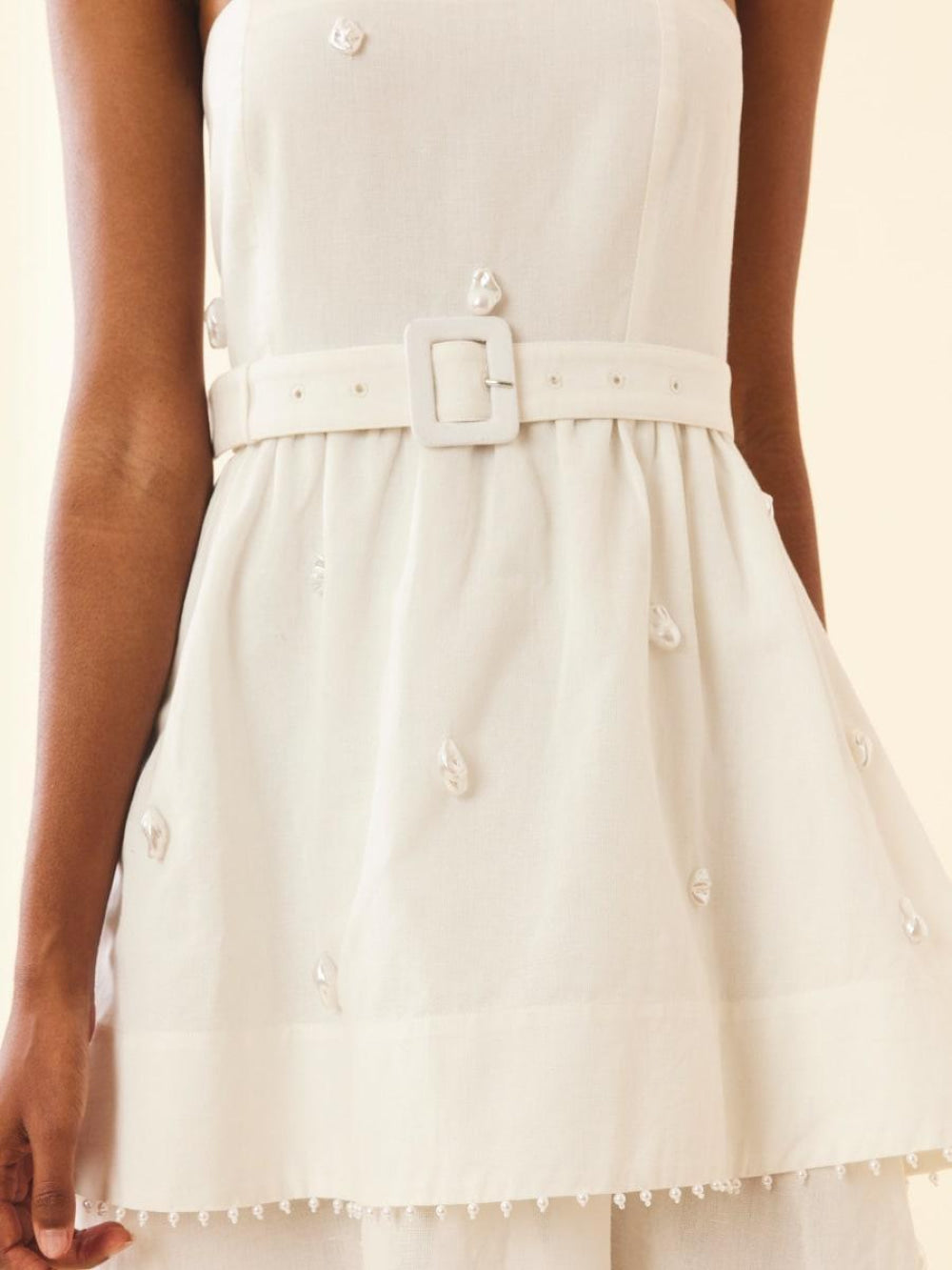 Daisy Dress - Pearly White - FINAL SALE - Dresses