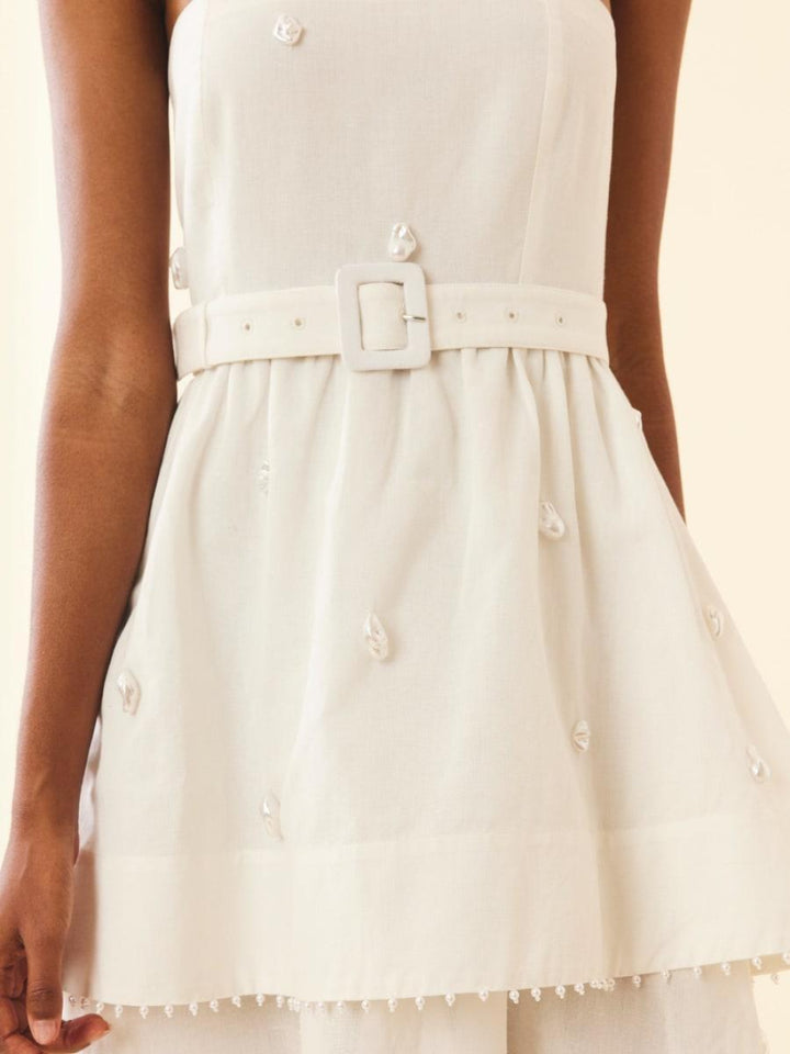 Daisy Dress - Pearly White - FINAL SALE - Dresses