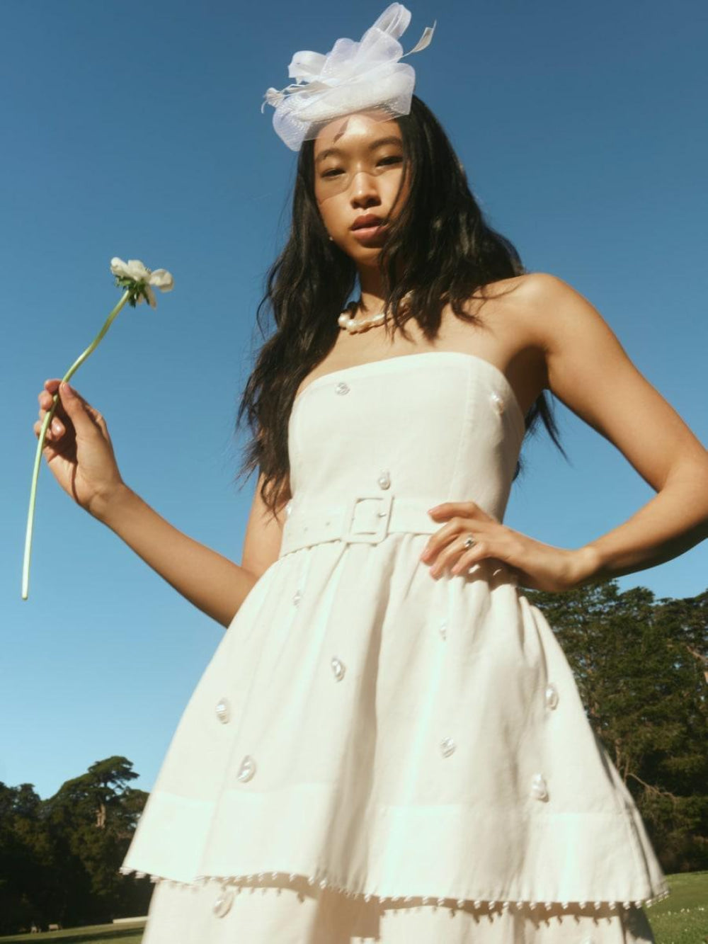 Daisy Dress - Pearly White - FINAL SALE - Dresses