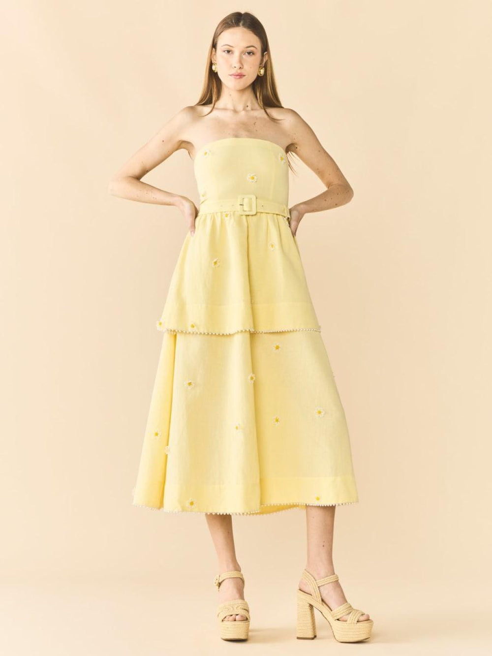 Emily Dress - Soft Butter Yellow