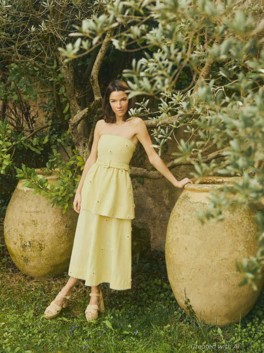 Emily Dress - Soft Butter Yellow