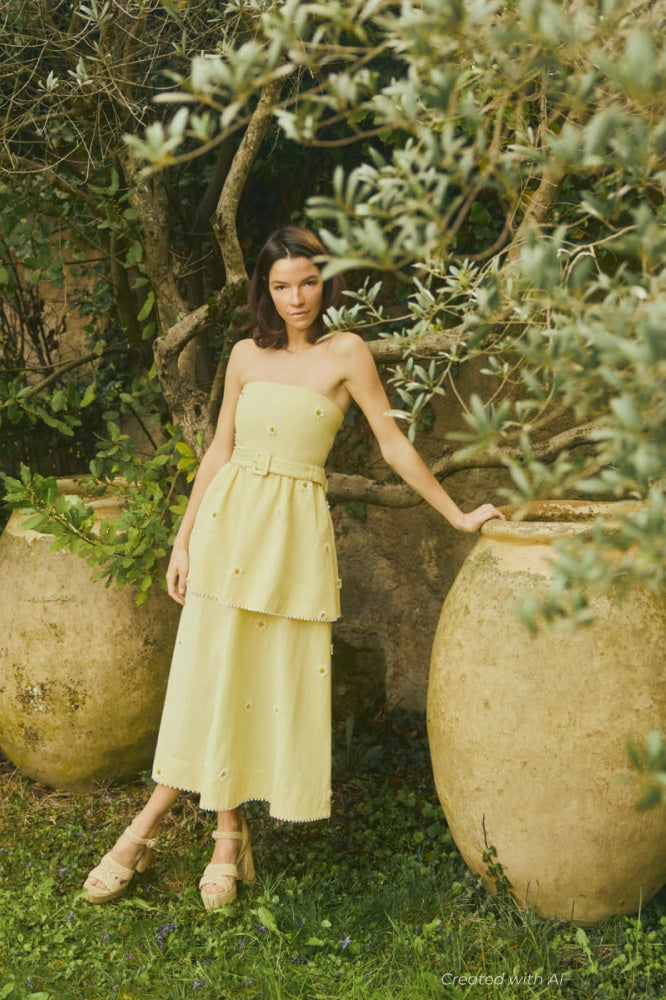 Daisy Dress - Soft Butter Yellow - FINAL SALE - Dresses
