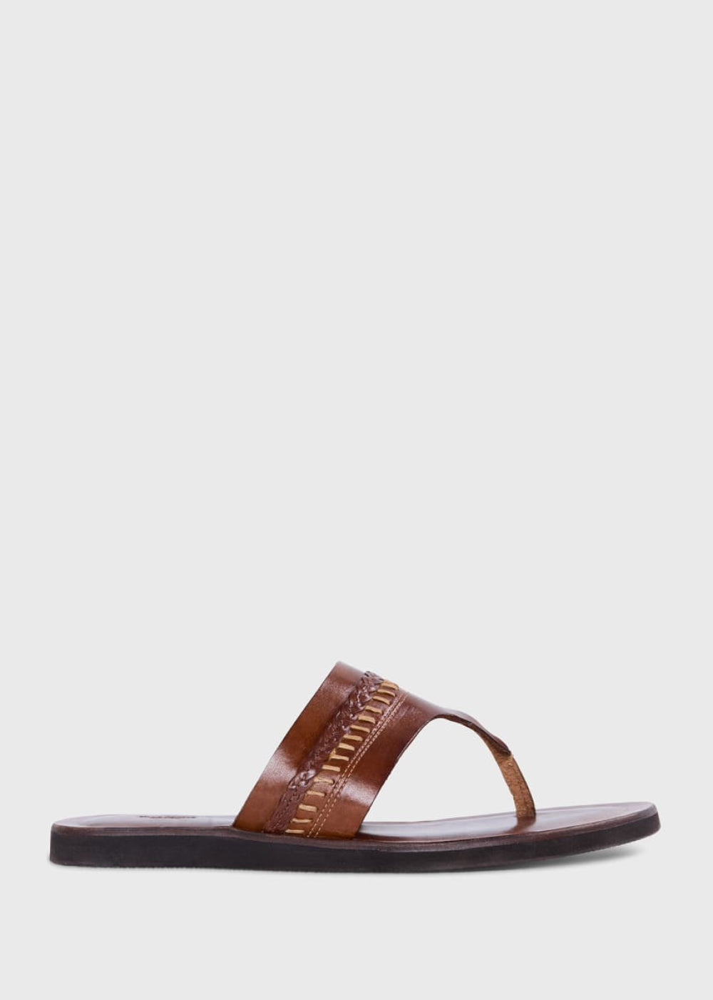 Dakar Leather Sandal - Medium Brown - Sandal