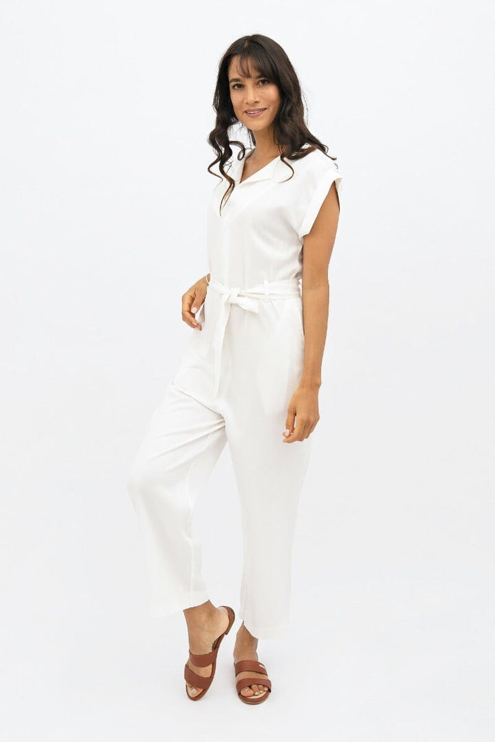 Dakar Jumpsuit - Porcelain White Jumpsuits 1 People 