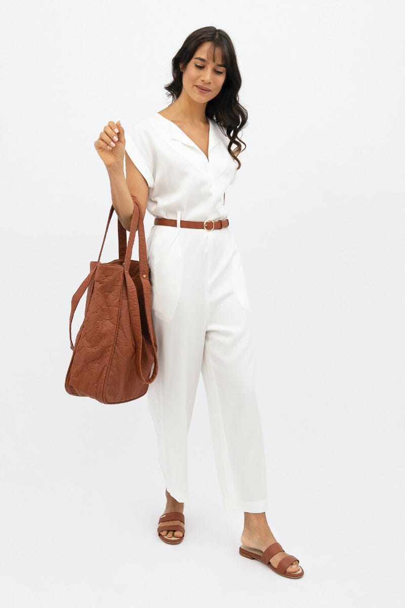 Dakar Jumpsuit - Porcelain White Jumpsuits 1 People 