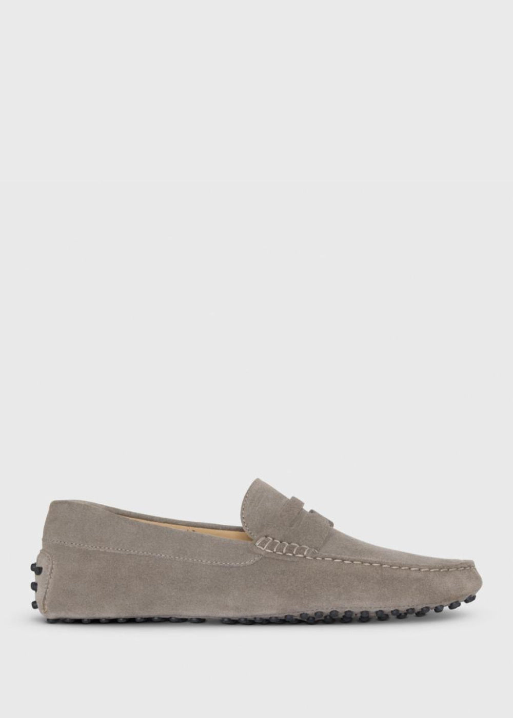 Dario Suede Driving Loafer - Cream/Beige - Loafers