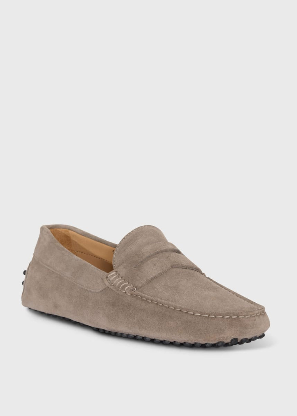 Dario Suede Driving Loafer - Cream/Beige - Loafers