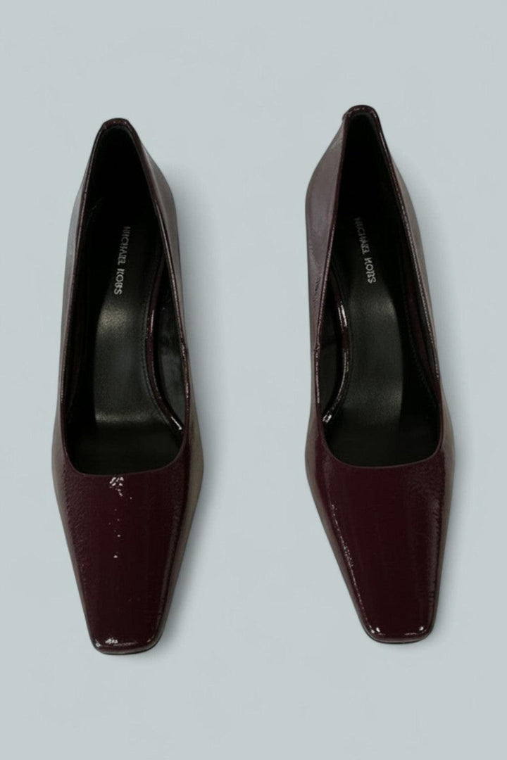 Darrah Crackled Patent Leather Pump - Red - 6.5 - Sandal