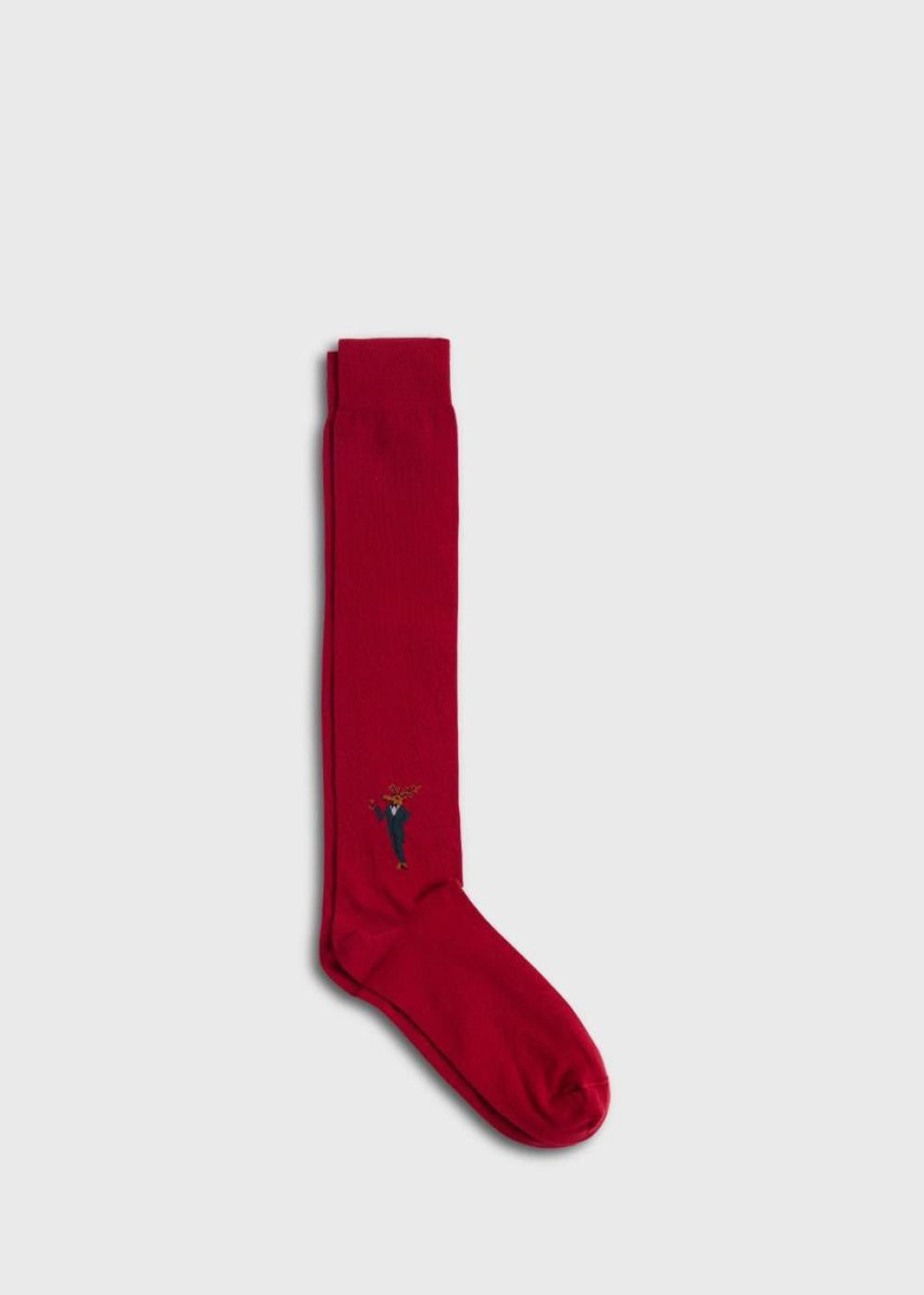 Dasher Holiday Sock - Red - ONE SIZE - Socks