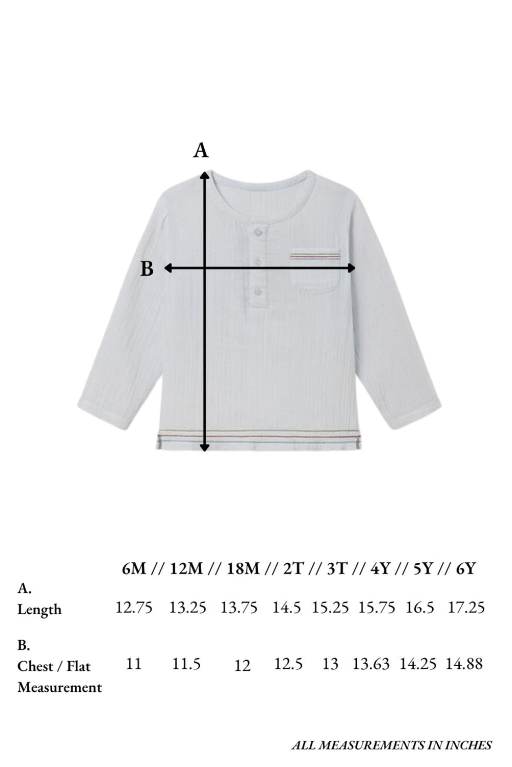 David Top in Hinting Blue - Henley