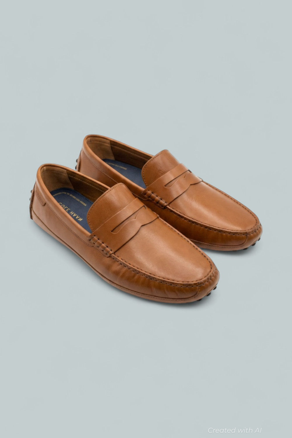 Davies Grand Slip On Driving Loafers - Brtsh Tan - 11 - Loafers